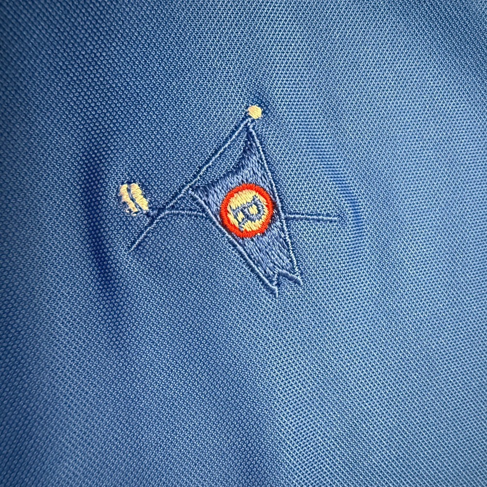 Greg Norman Play Dry Golf Polo Blue Men’s Large Performance Shirt - Picture 4 of 5